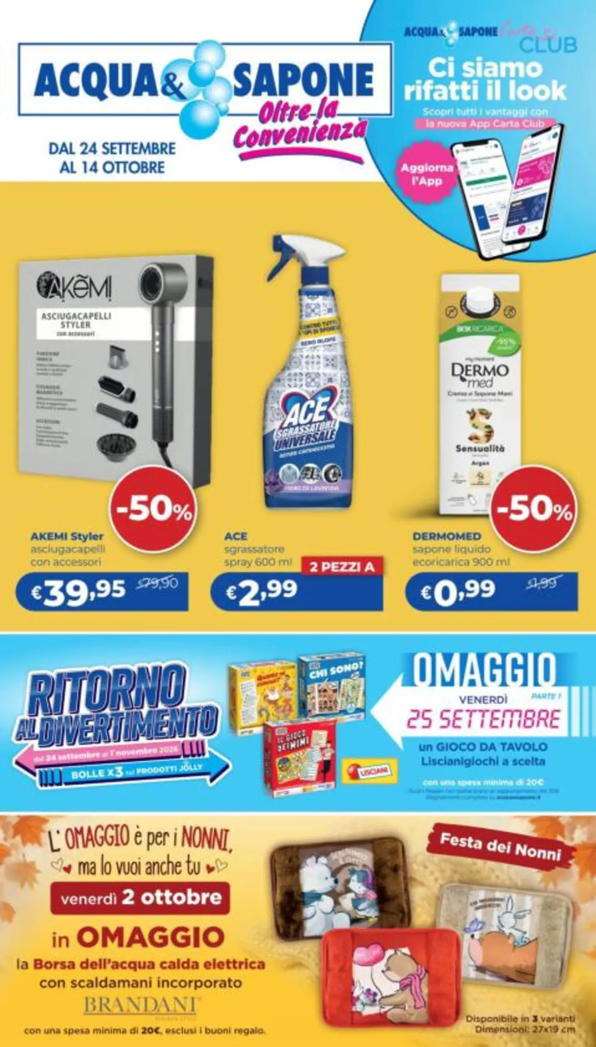 Dal 24 settembre al 14 ottobre