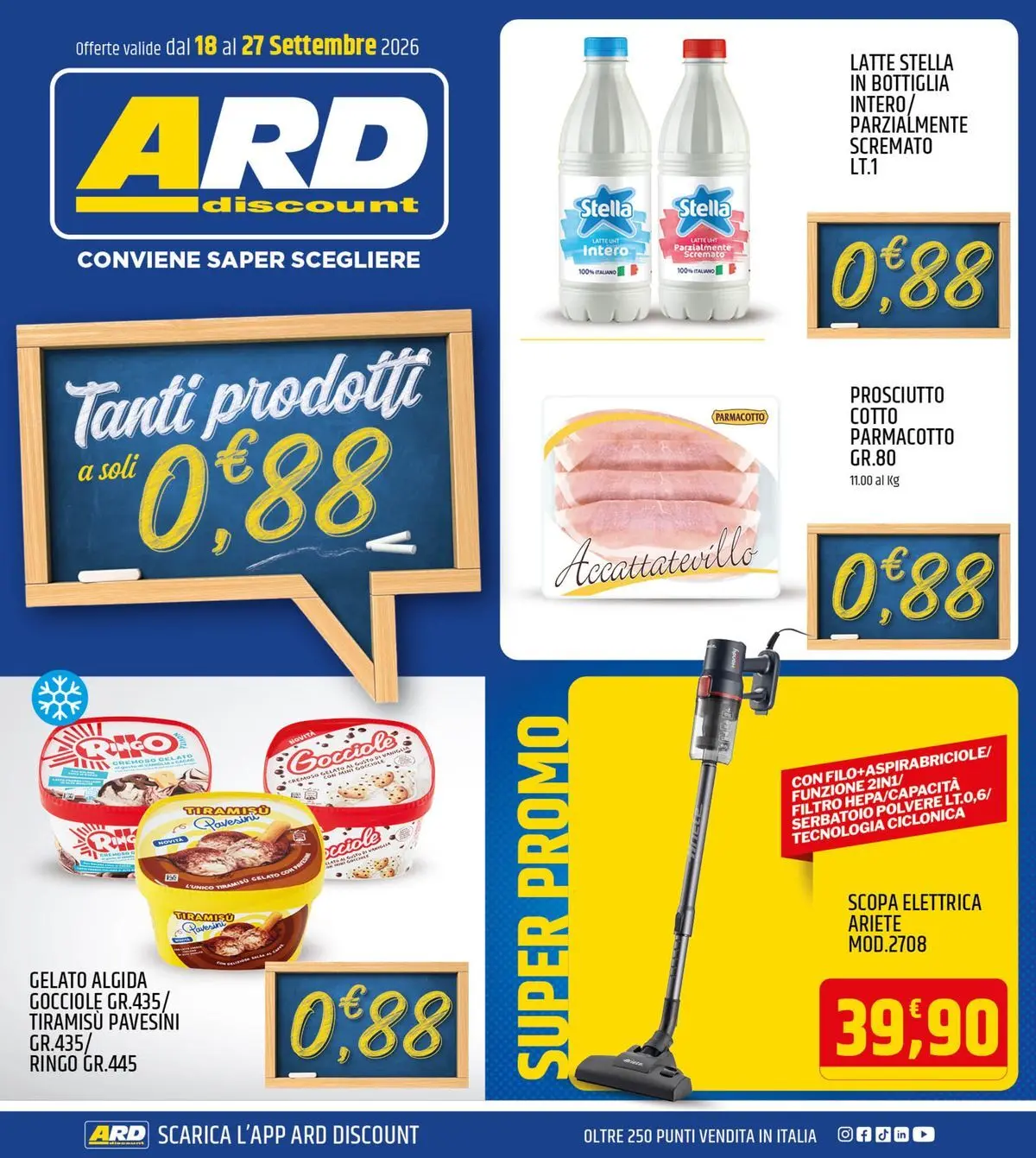 Tanti prodotti a soli 0.88 euro
