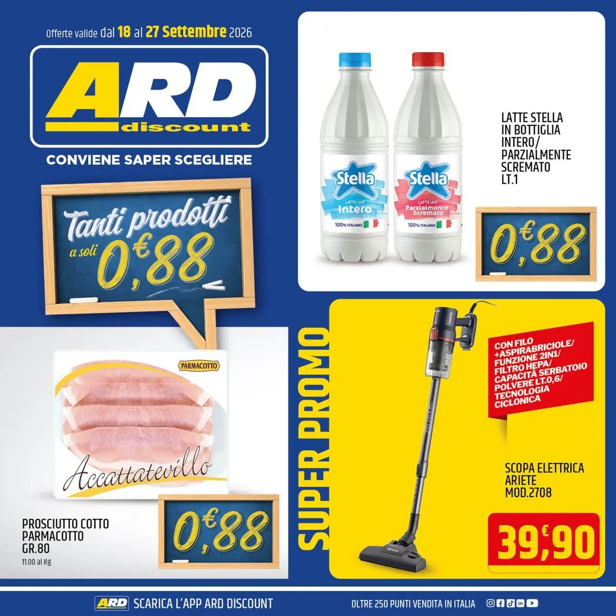 Tanti prodotti a soli 0.88 euro