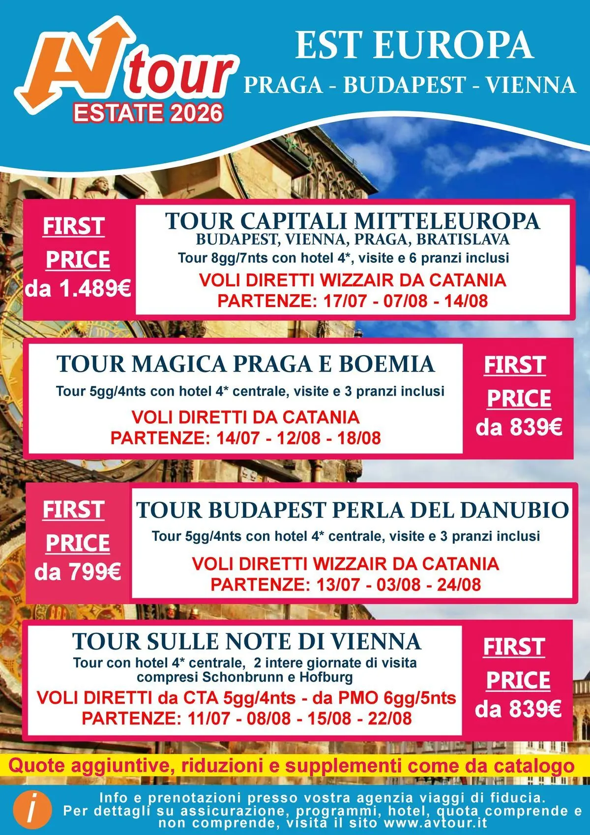 EST EUROPA PRAGA - BUDAPEST - VIENNA