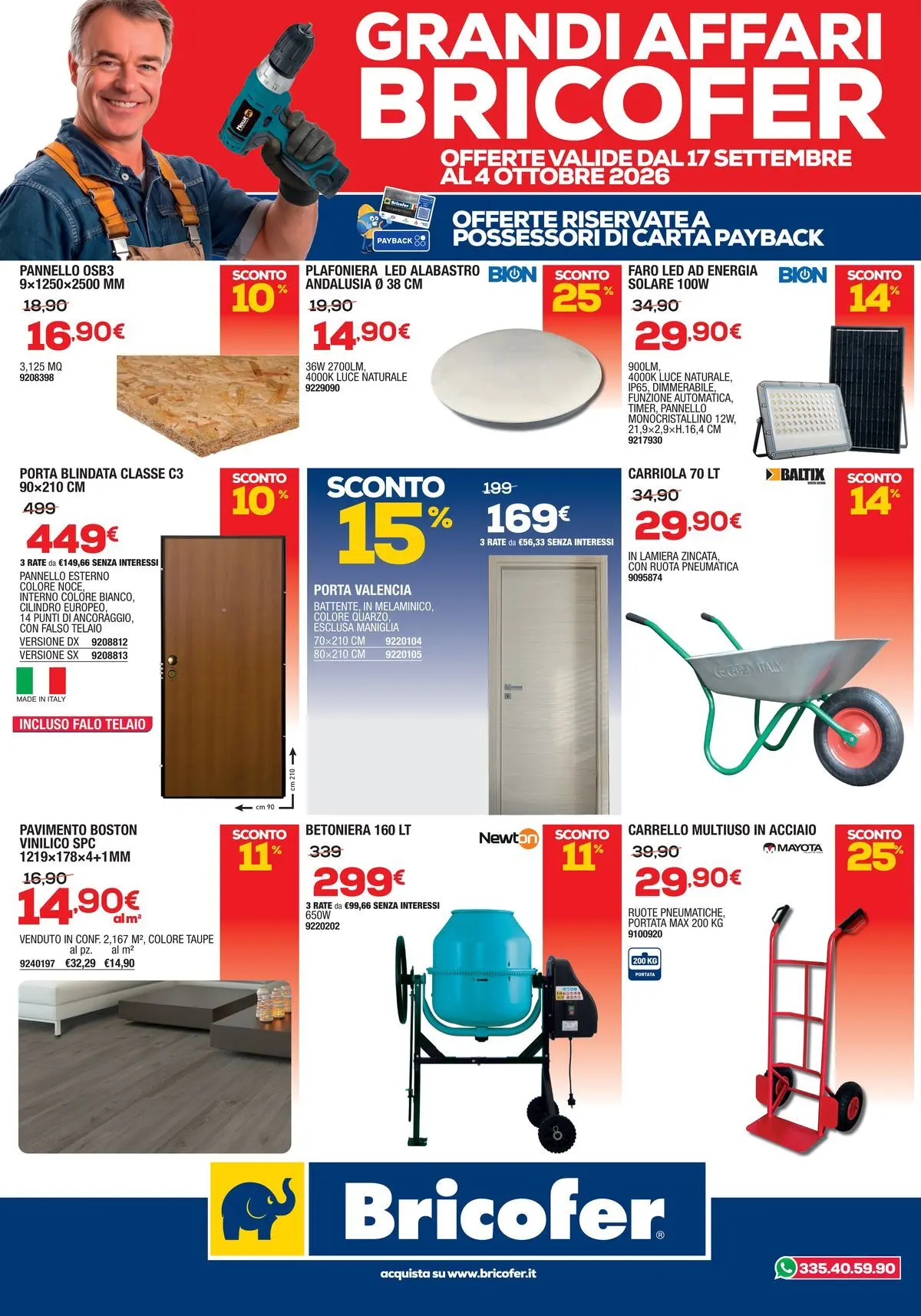 Grandi affari bricofer