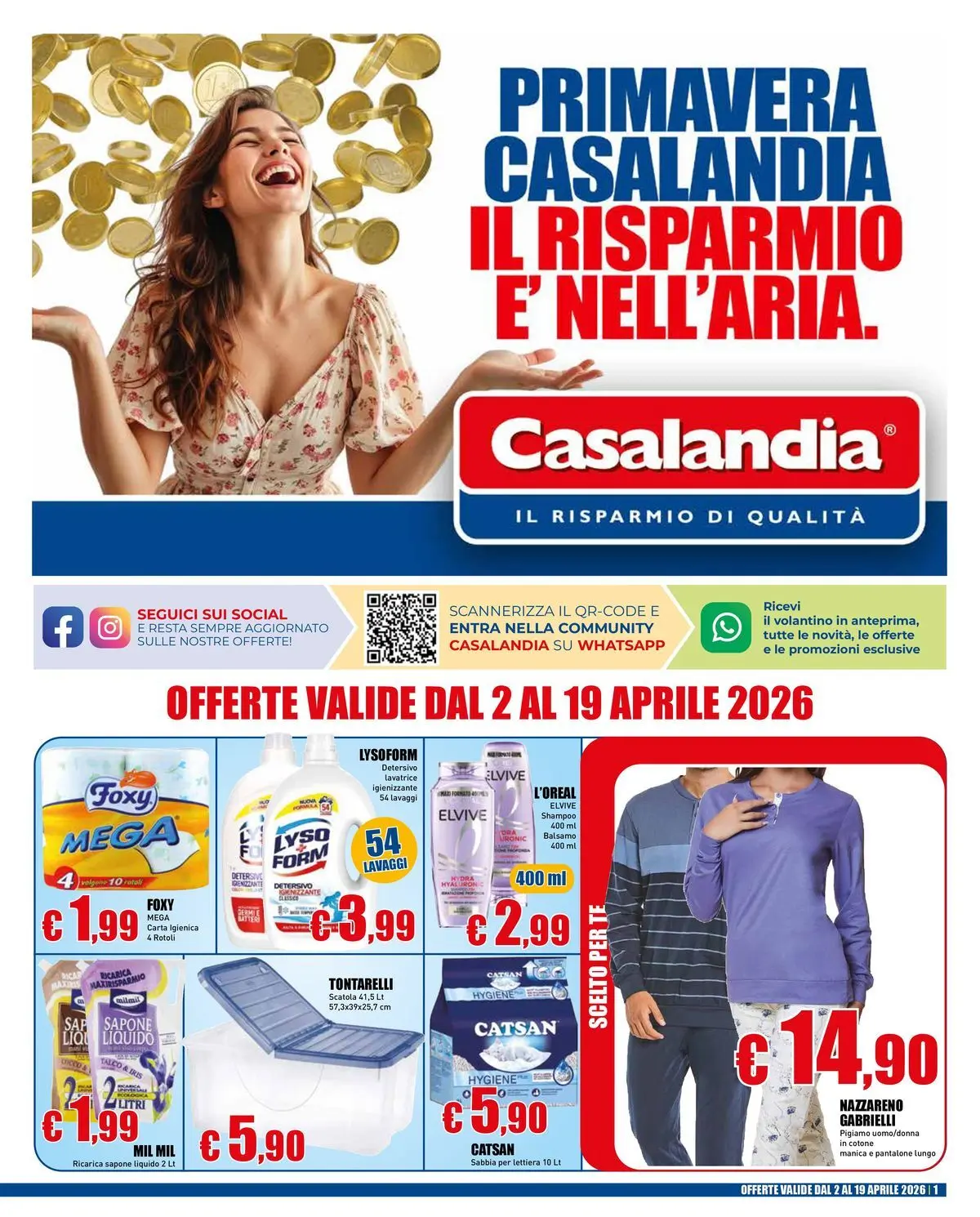 Primavera casalandia il risparmio e' nell'aria.