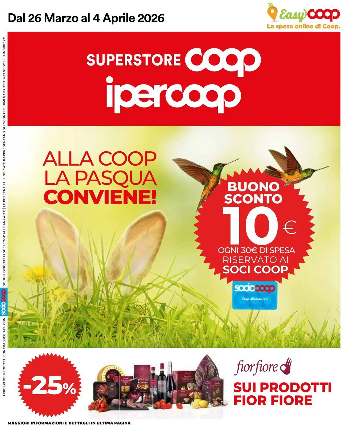 Alla Coop la Pasqua conviene!