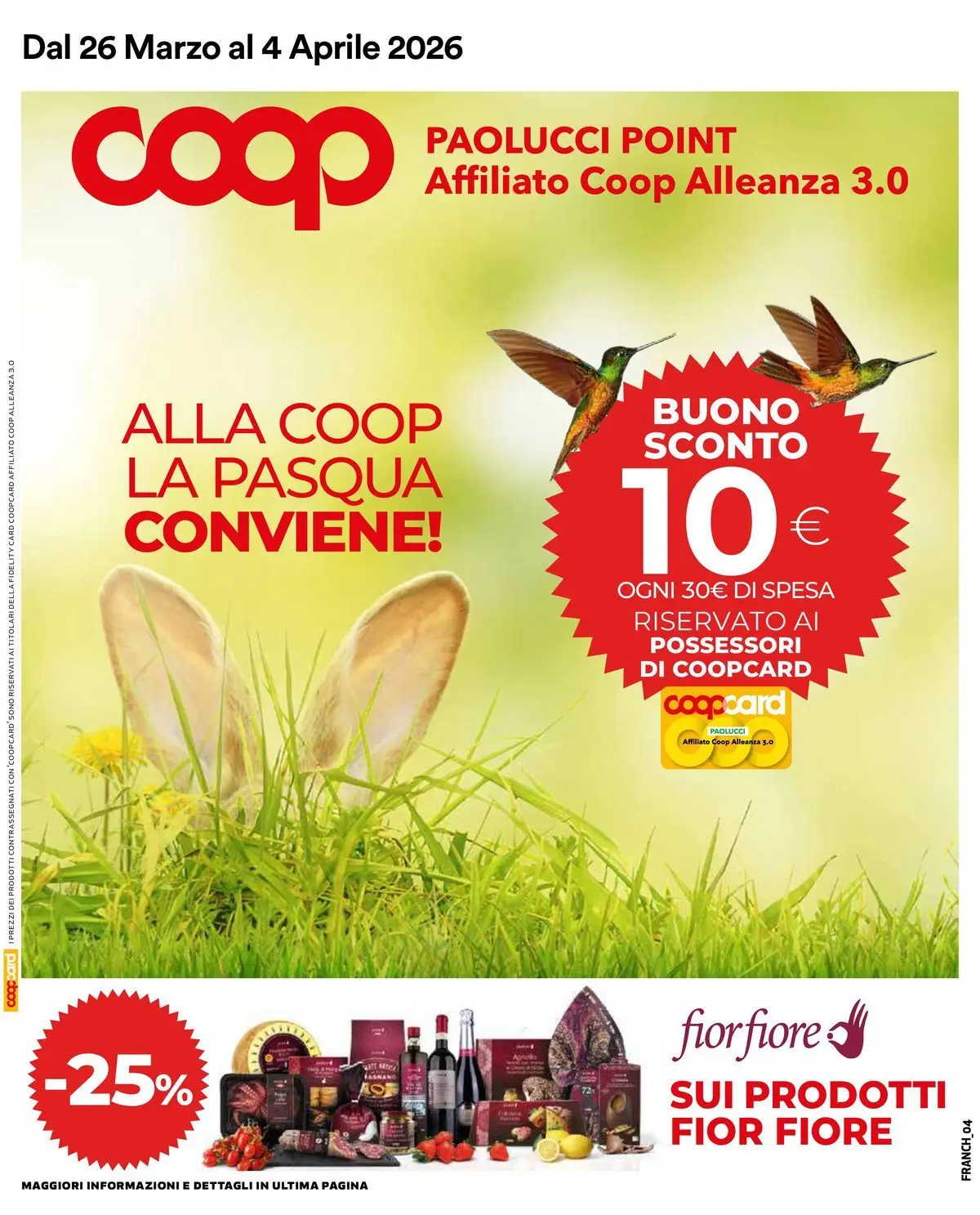 Alla Coop la Pasqua conviene!
