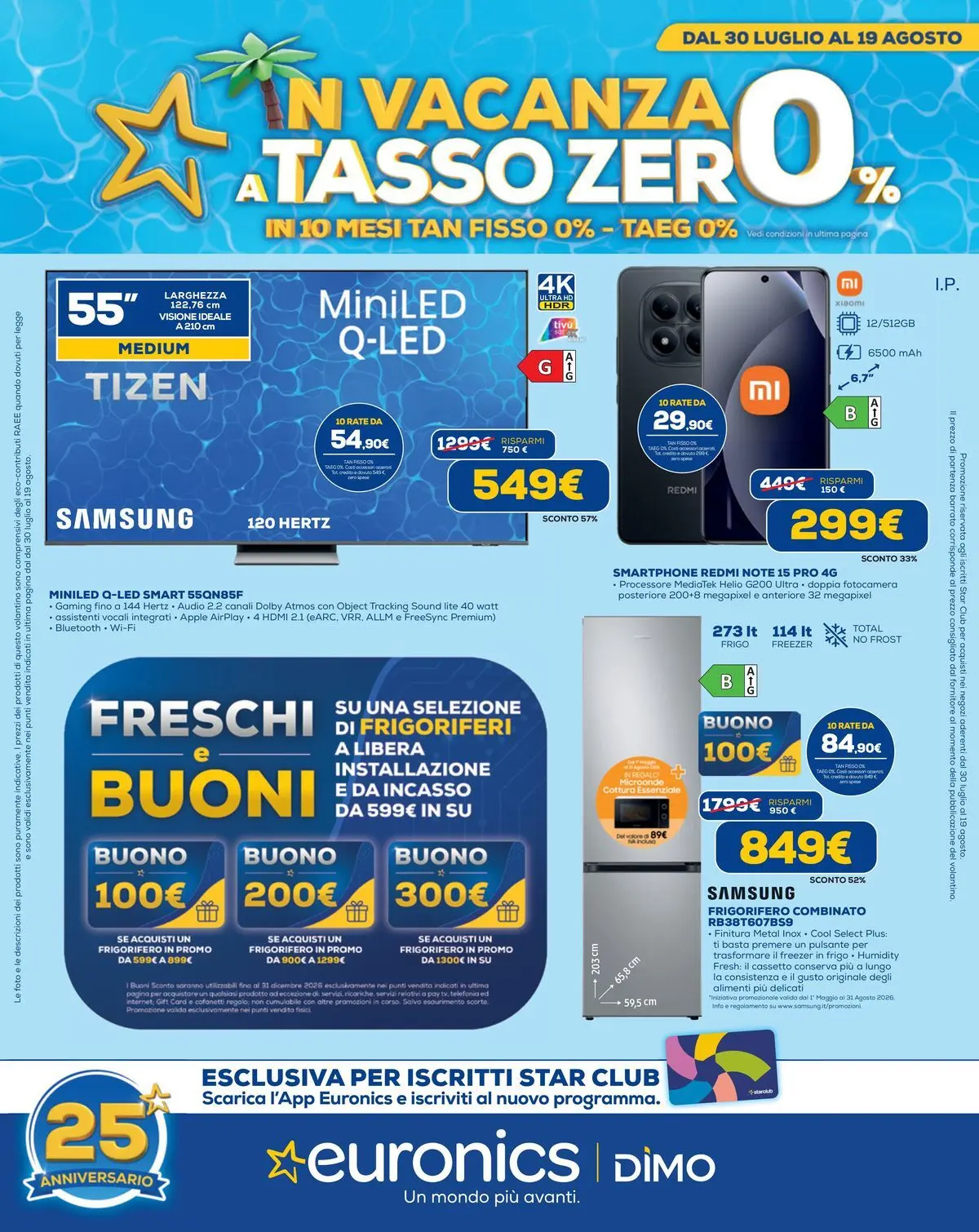 In vacanza a tasso zero