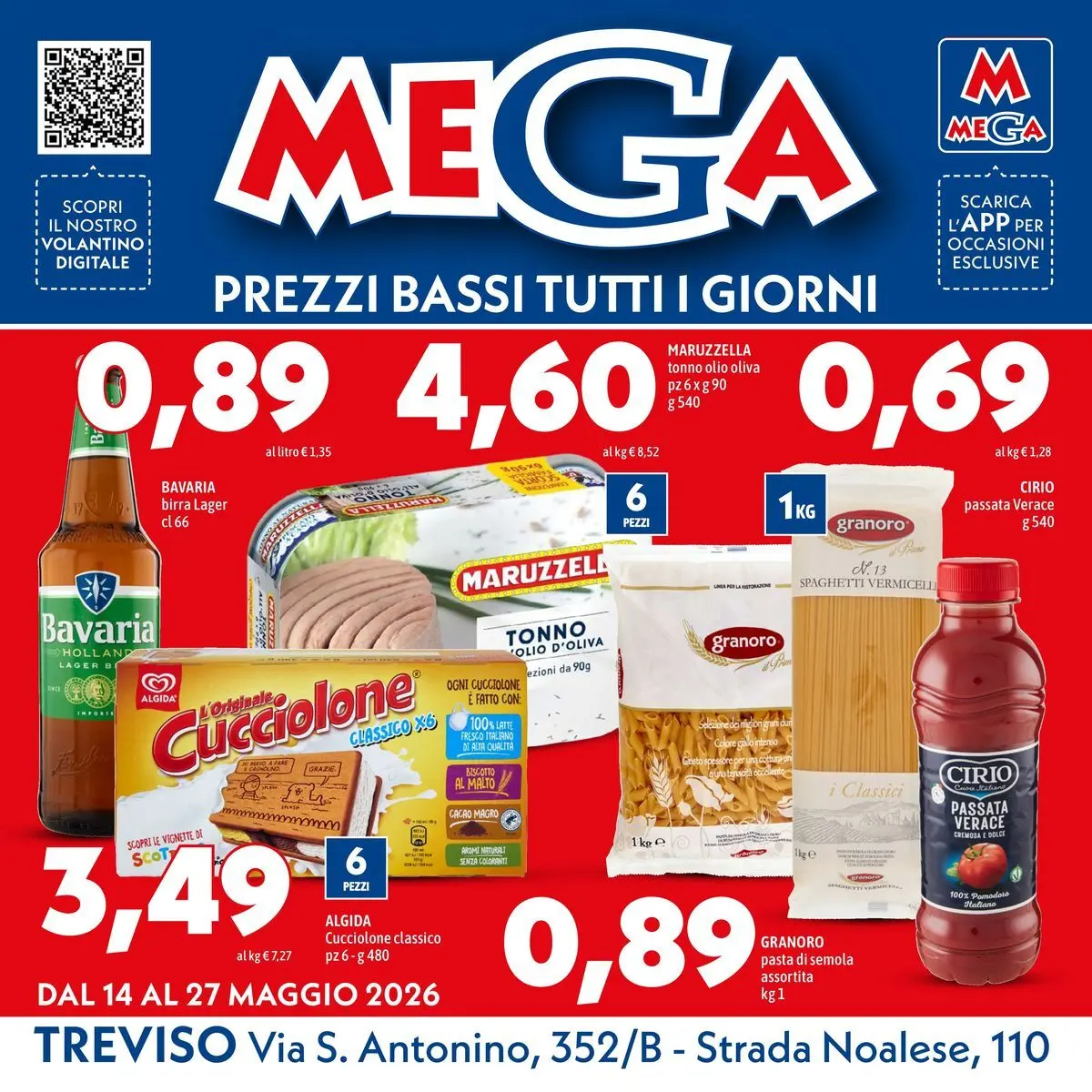 Prezzi bassi tutti i giorni