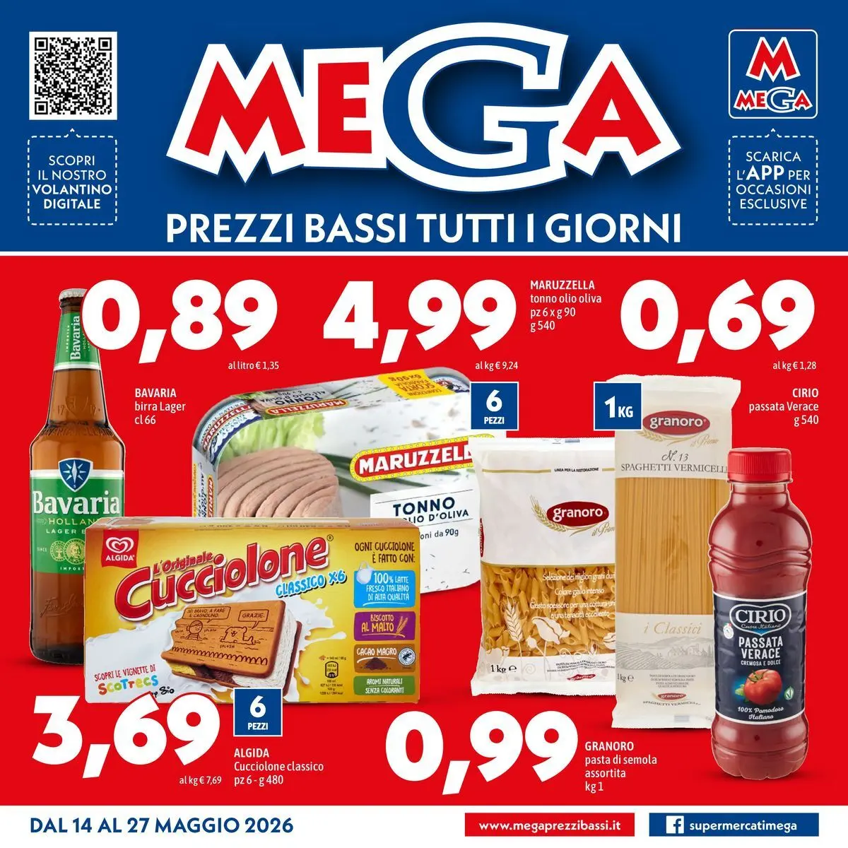 Prezzi bassi tutti i giorni