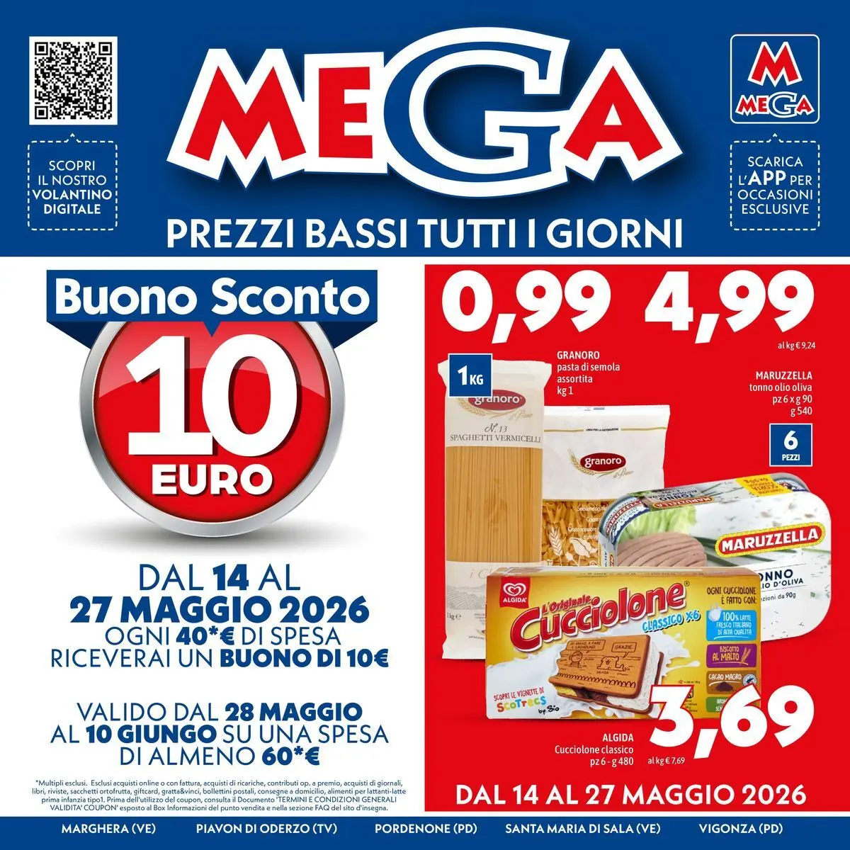 Prezzi bassi tutti i giorni