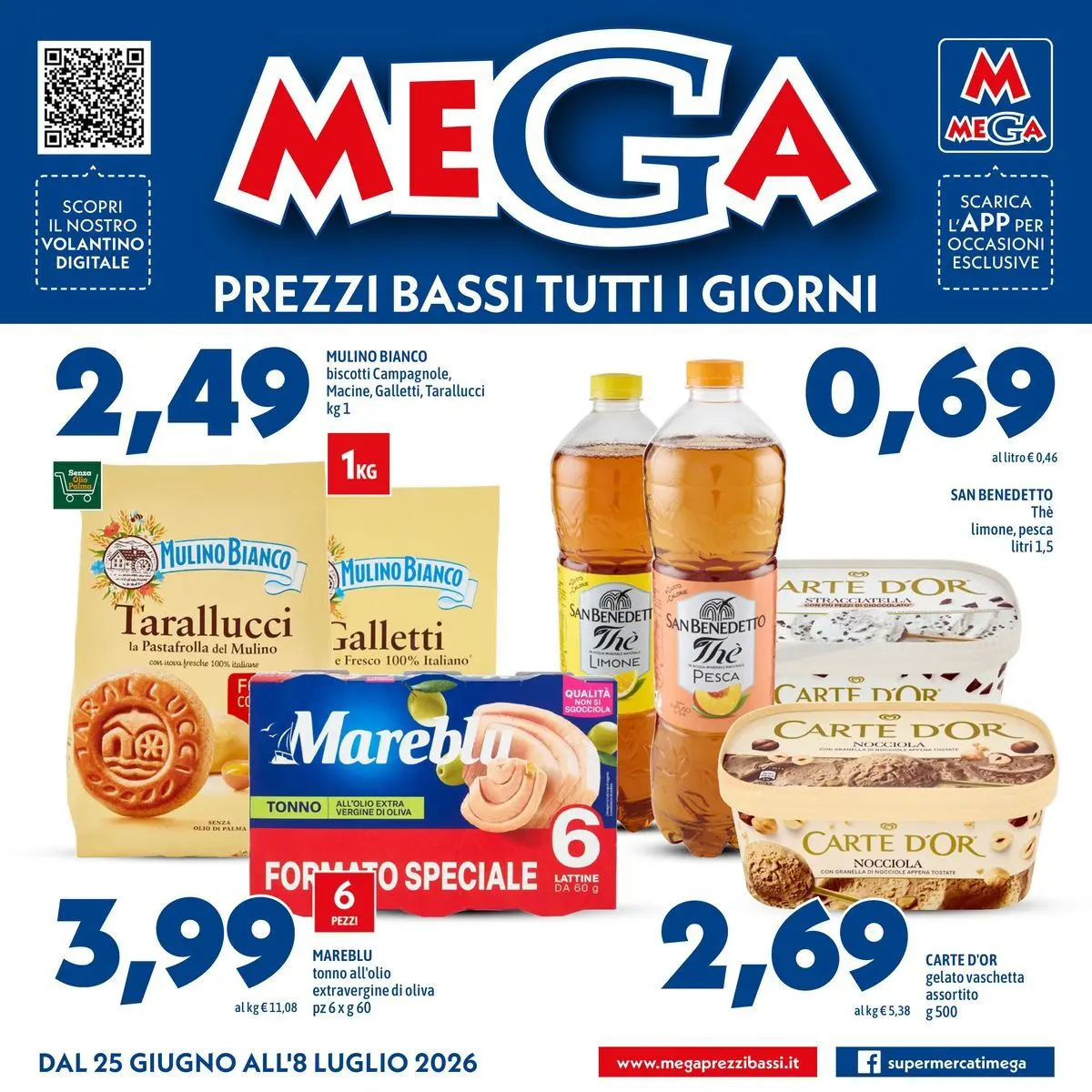 Prezzi bassi tutti i giorni