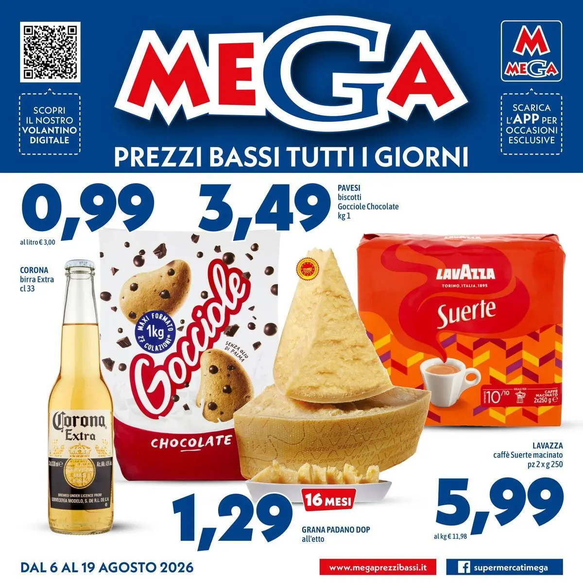 Prezzi bassi tutti i giorni
