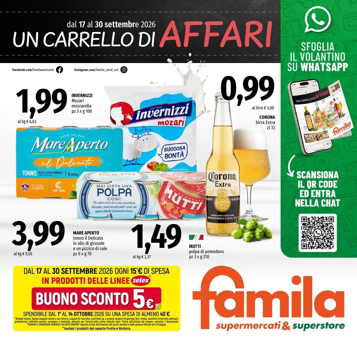 Un carrello di affari