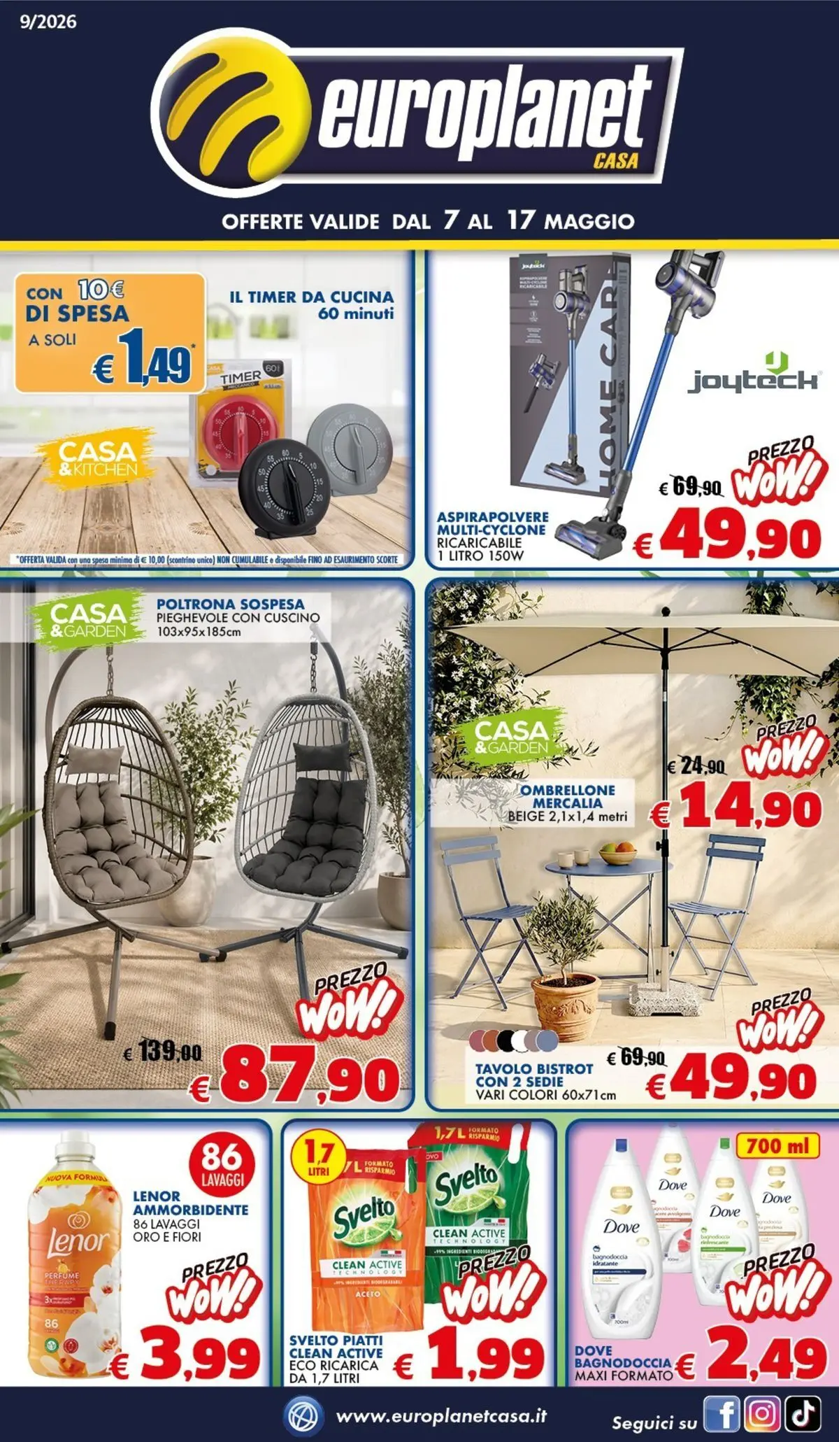 Offerte dal 7 al 17 Maggio