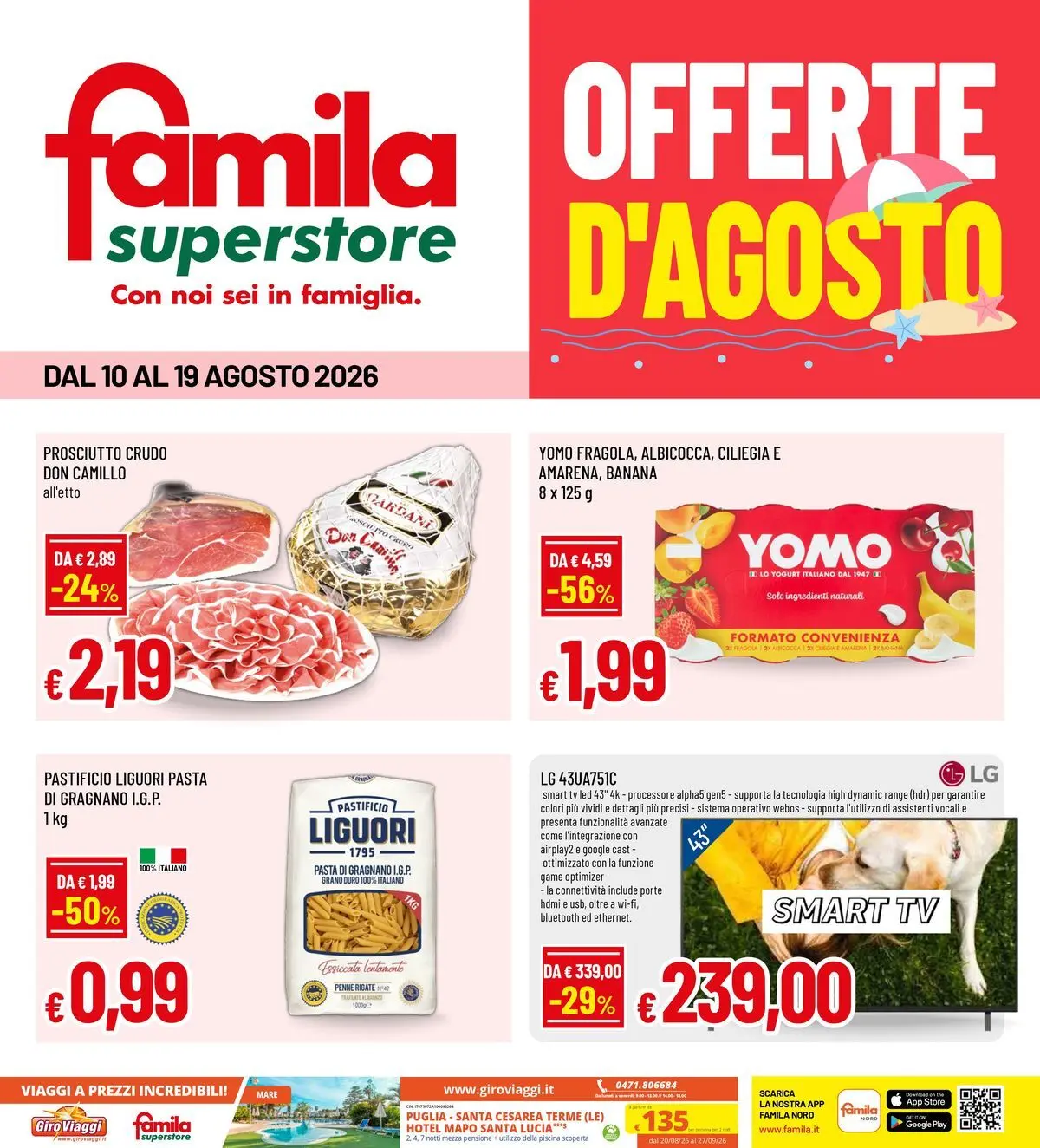 Offerte d'agosto