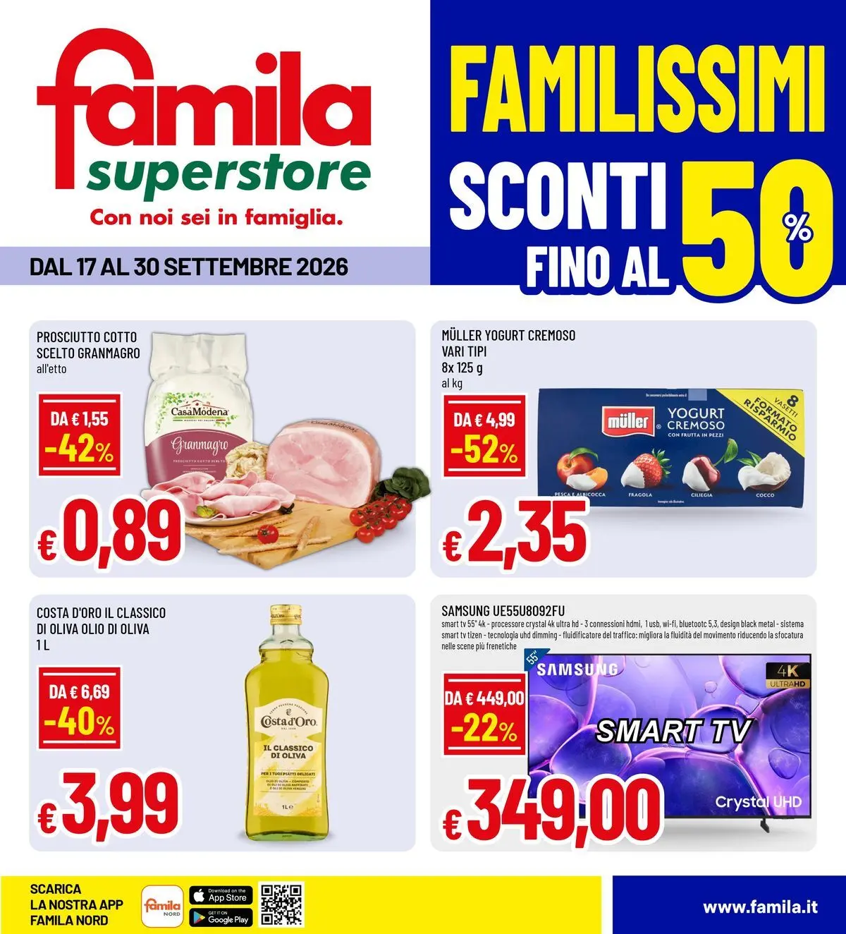 Sconti fino al 50%