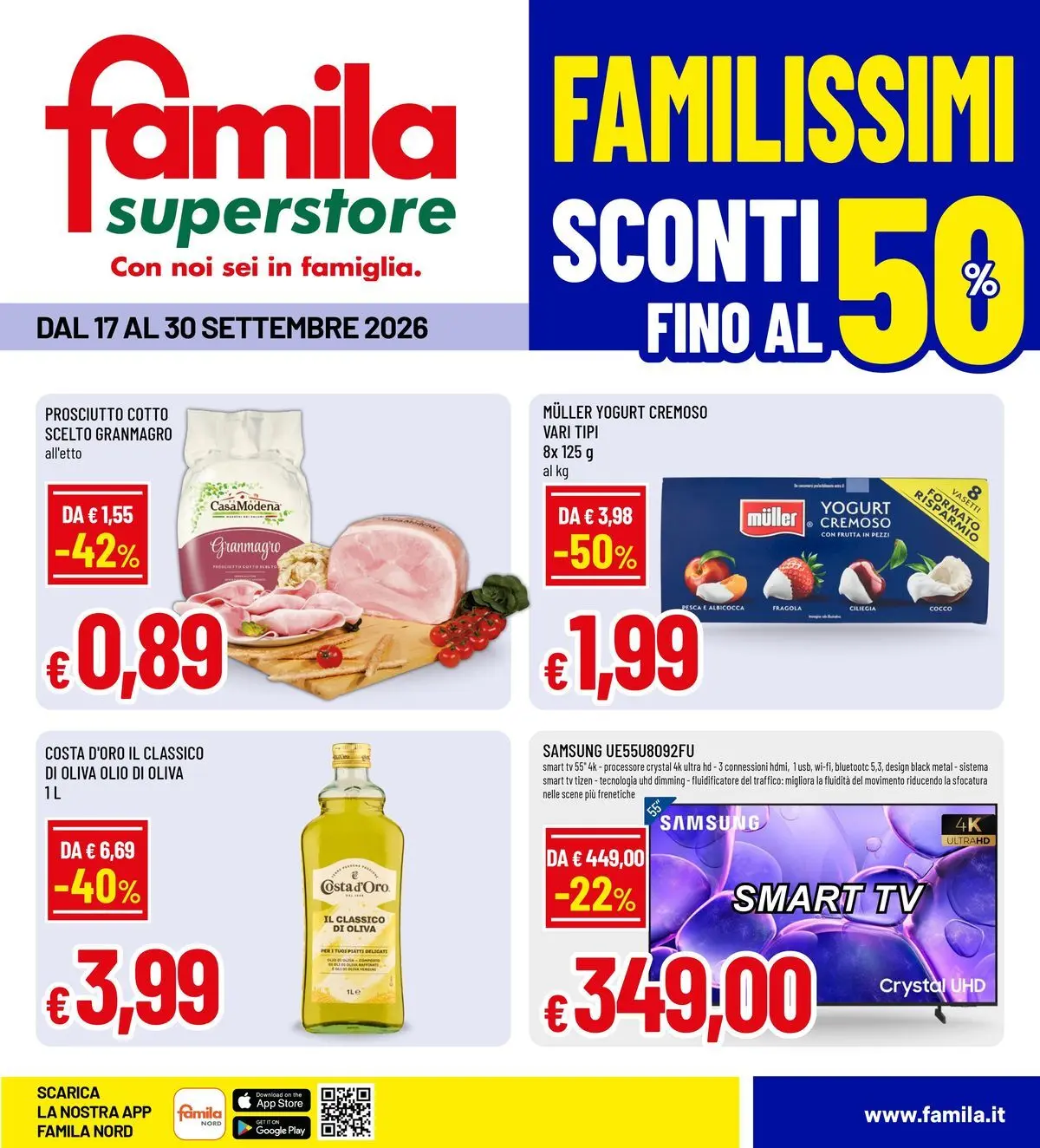 Sconti fino al 50%