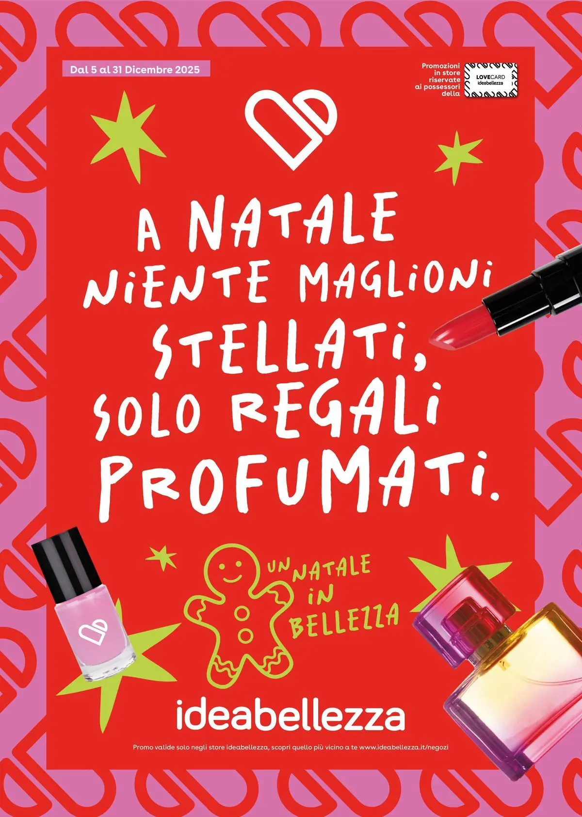 A Natale niente maglioni stellati, solo regali profumati.