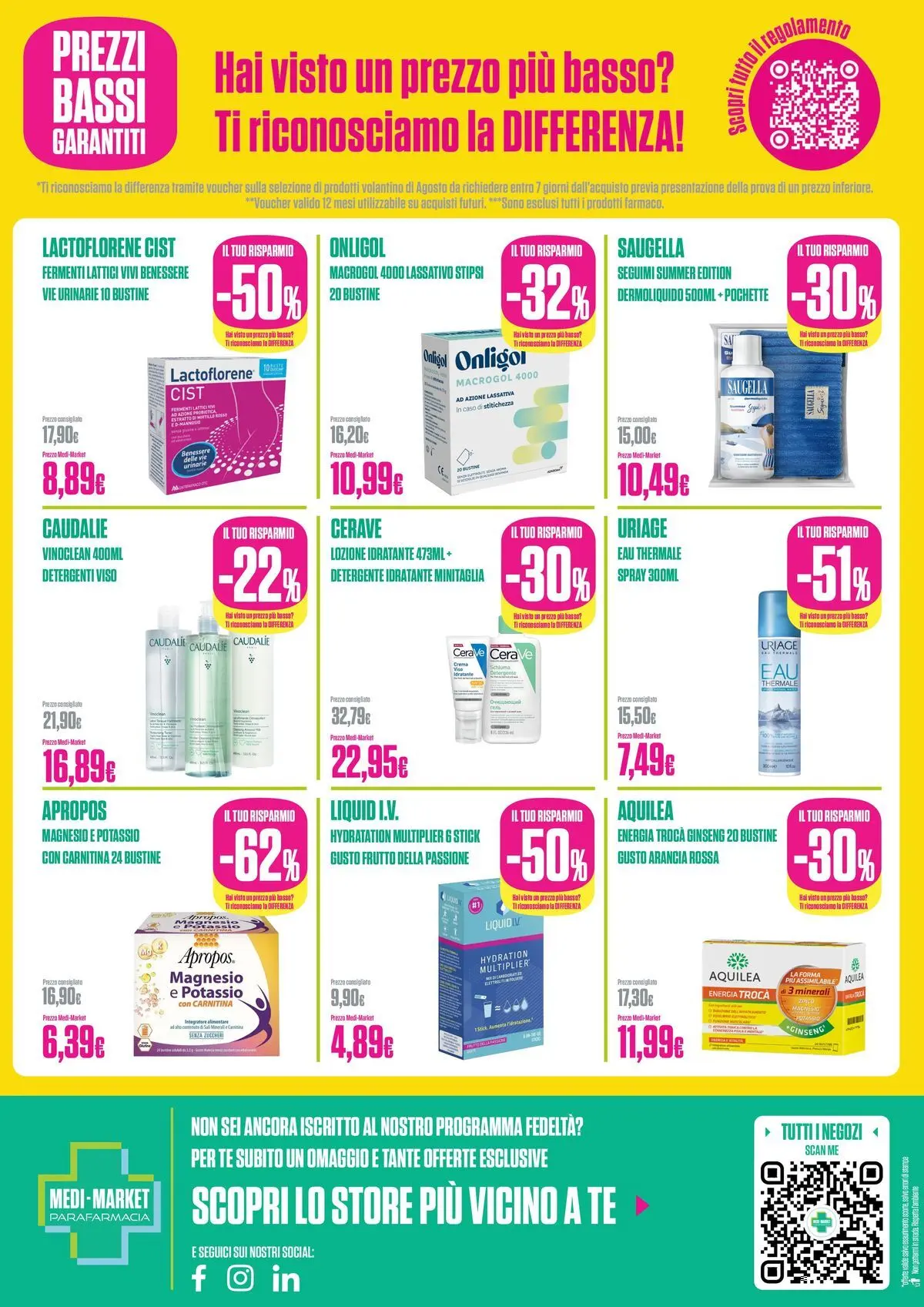 Prezzi bassi garantiti