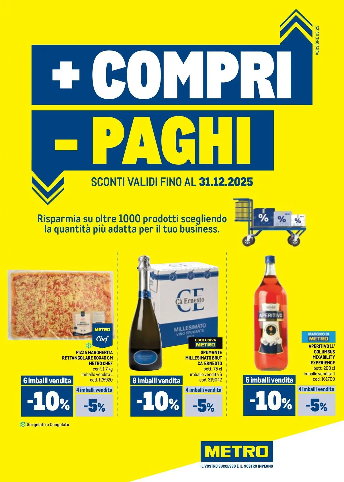 + Compri - Paghi