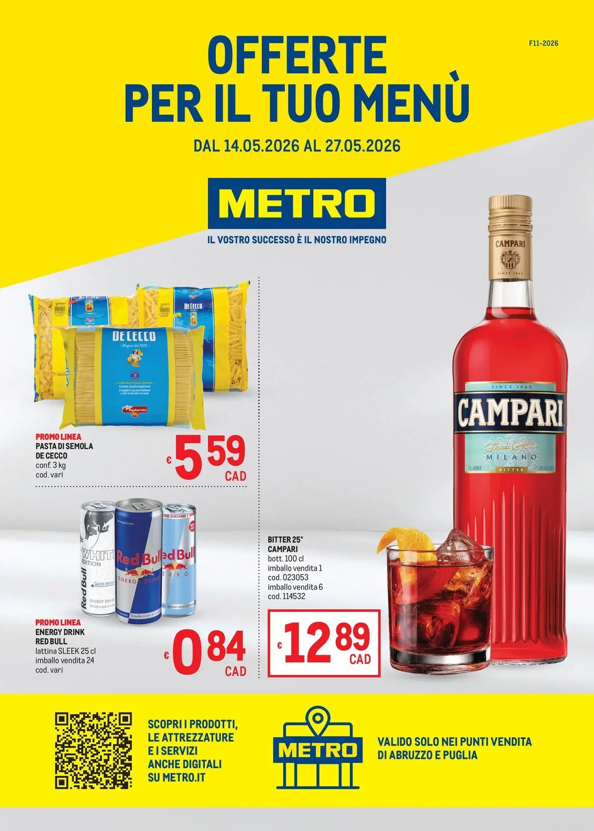 Offerte per il tuo Menù - AREA 5