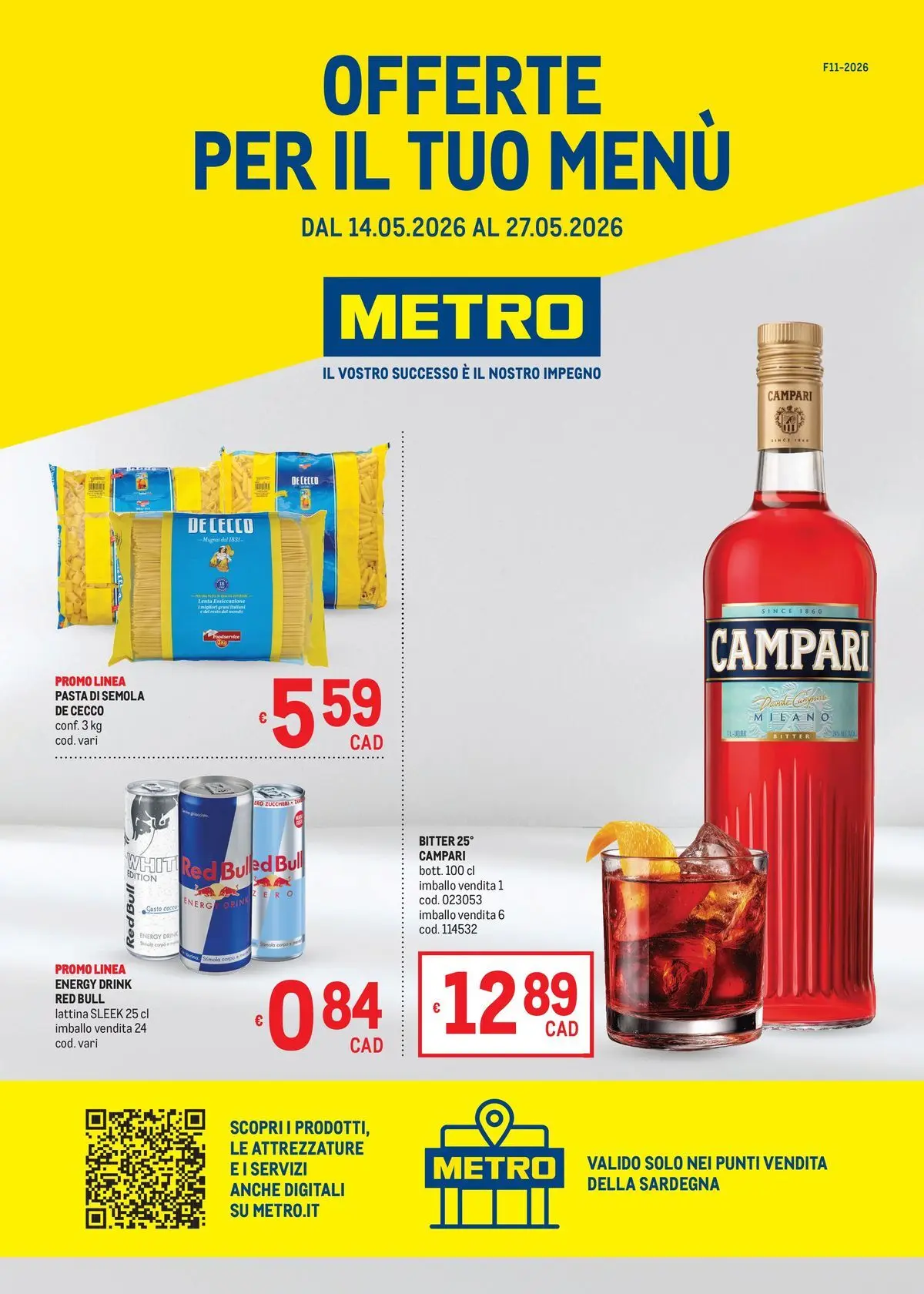Offerte per il tuo Menù - AREA 4
