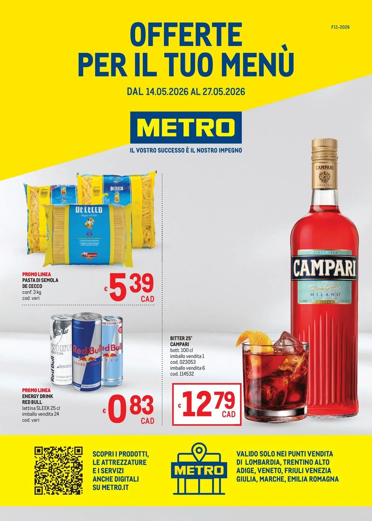 Offerte per il tuo Menù - AREA 1
