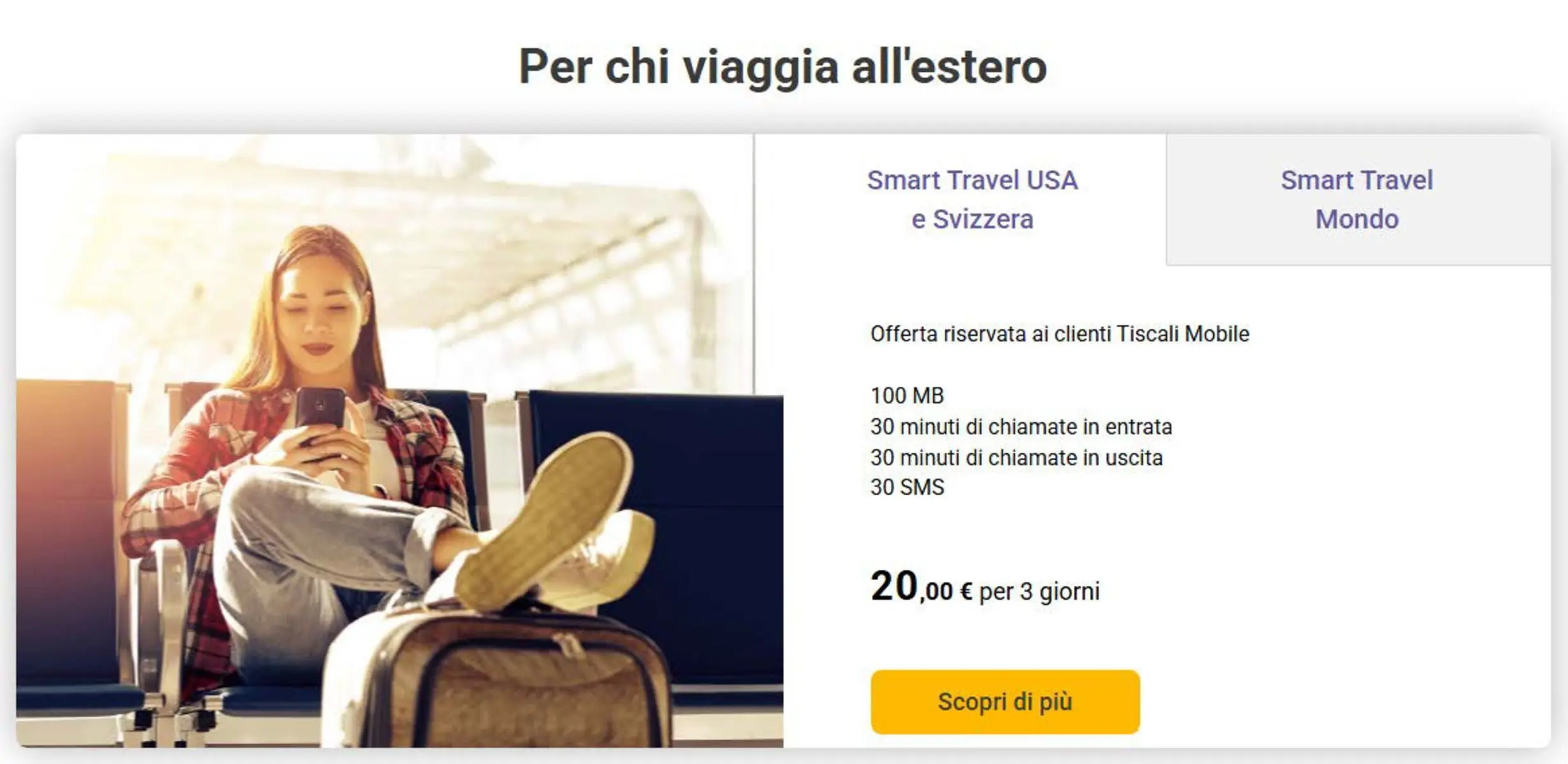 Per chi viaggia all'estero
