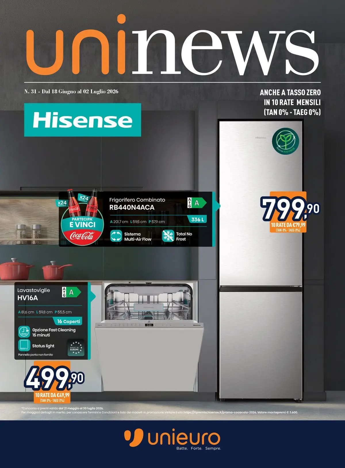 Speciale HISENSE da Unieuro!