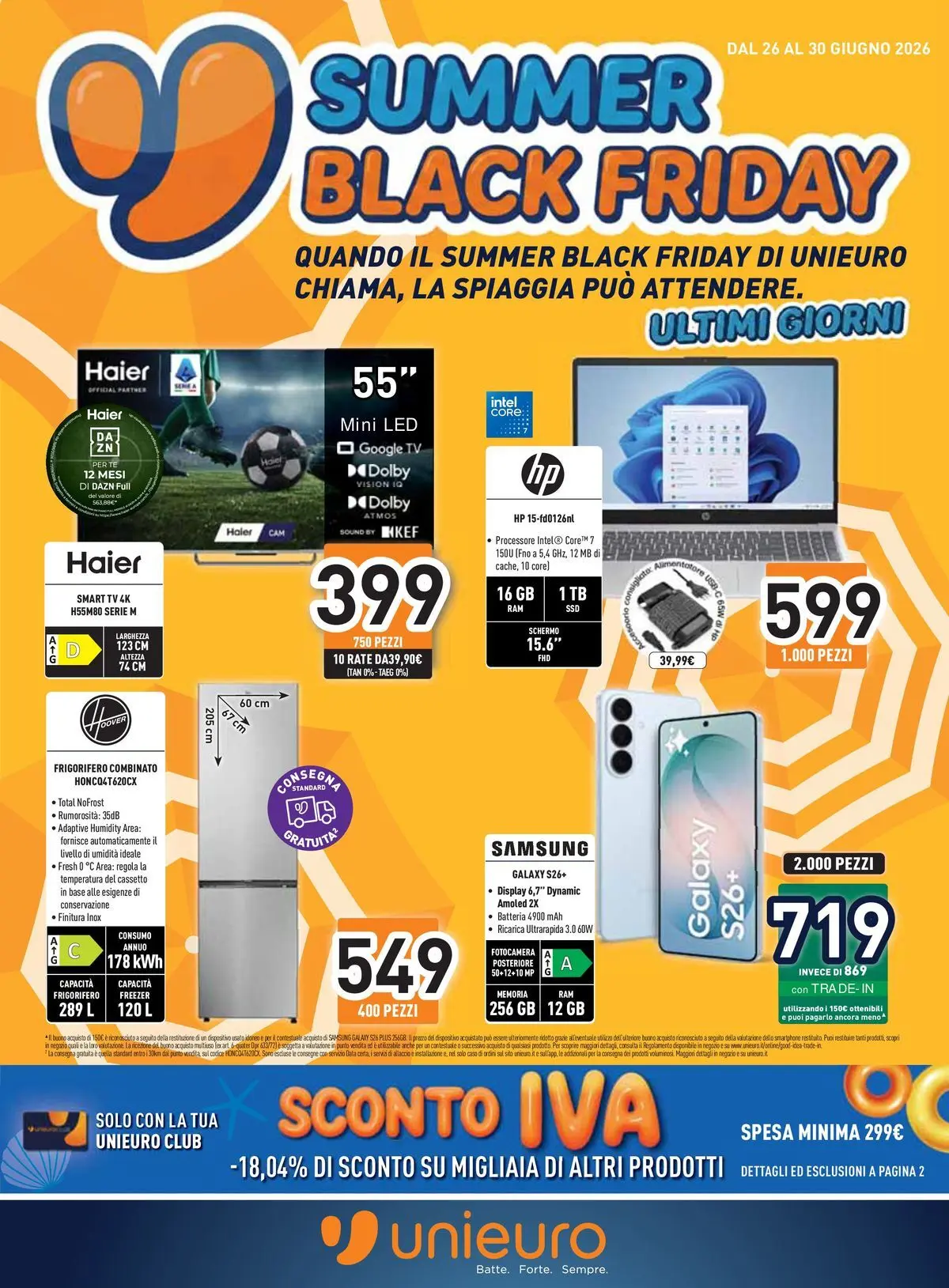 Summer Black Friday ultimi giorni!