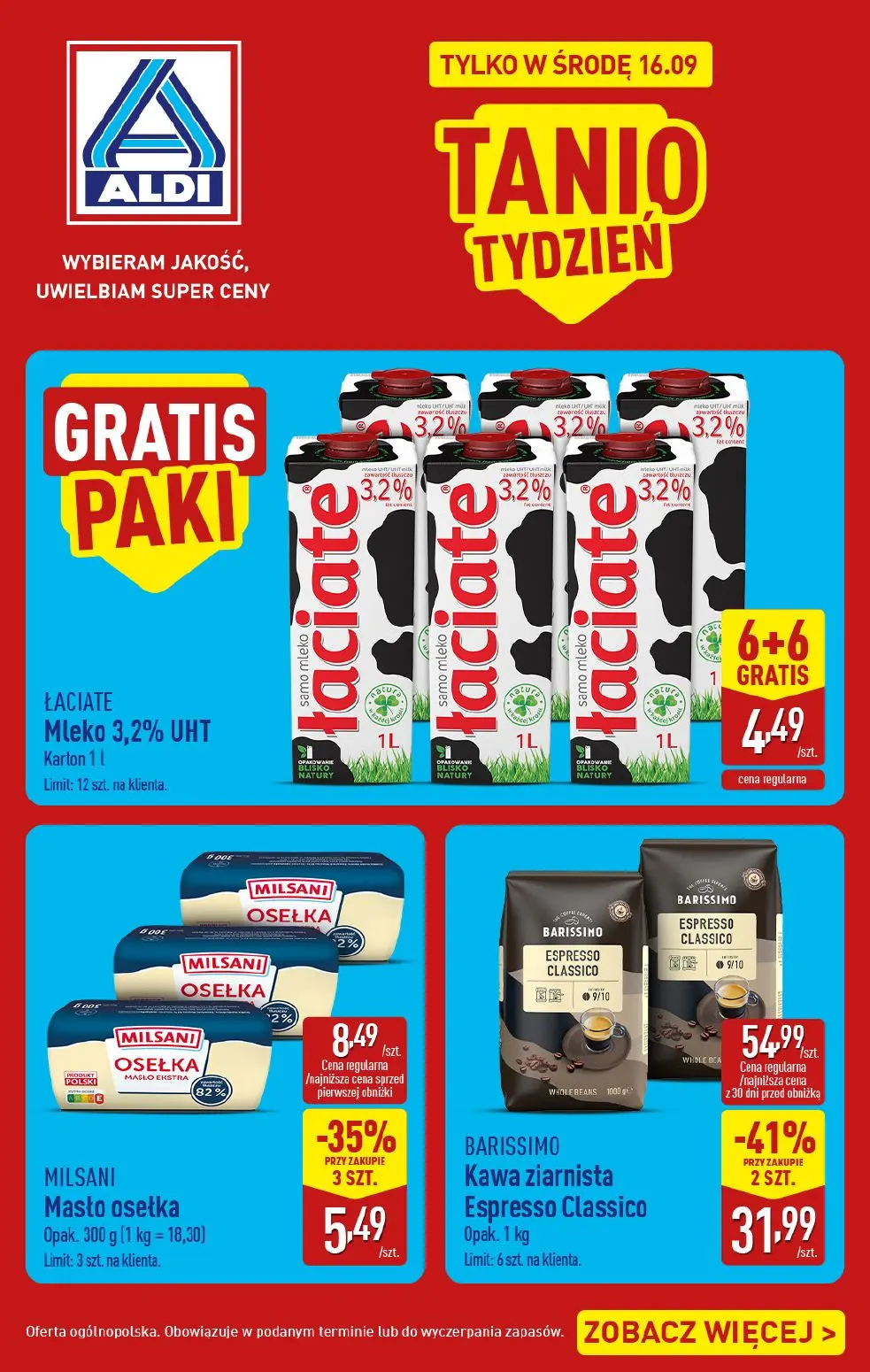 Tylko w ŚRODĘ!