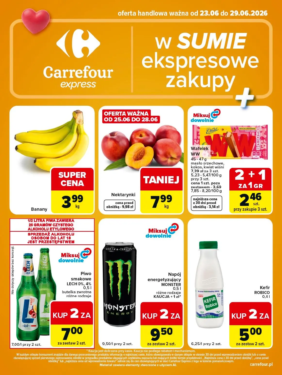 W sumie ekspresowe zakupy