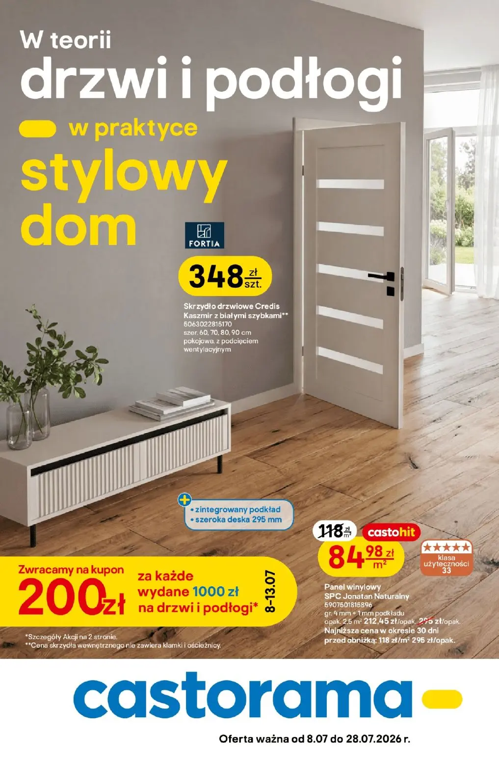 W teorii drzwi i podłogi
