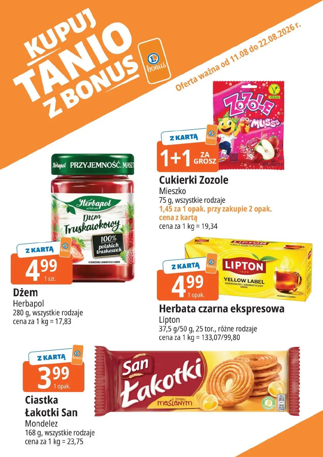 Kupuj tanio z bonus