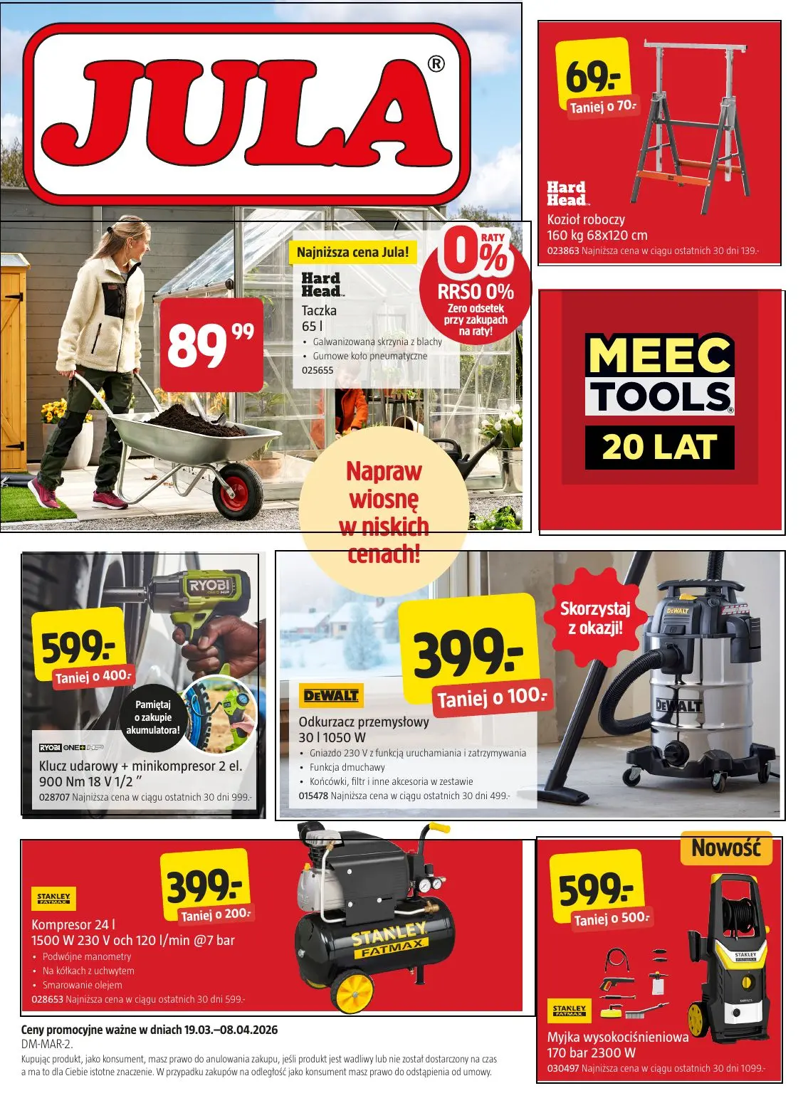 Napraw wiosnę w niskich cenach!