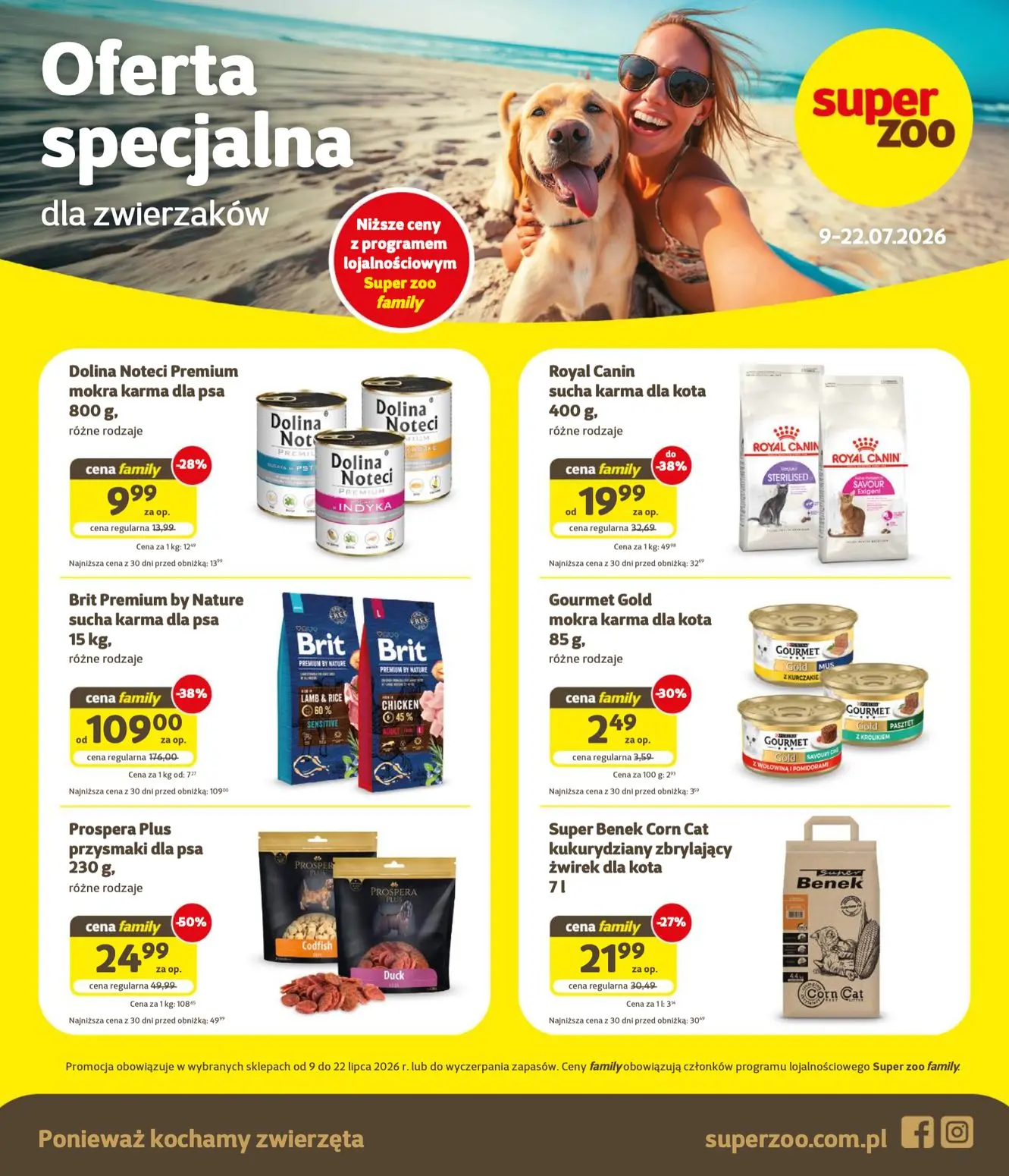Oferta specjalna dla zwierzaków