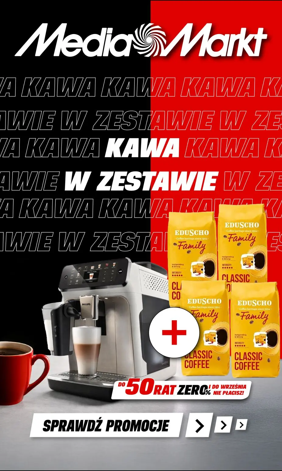 Ekspresy automatyczne z 4 kg kawy w zestawie