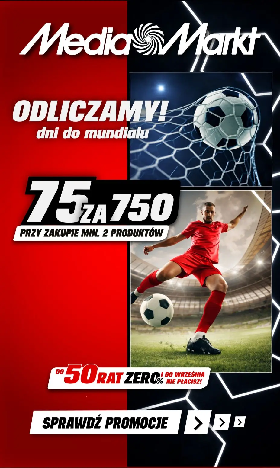 Zgarnij 75 zł rabatu za każde 750 zł!