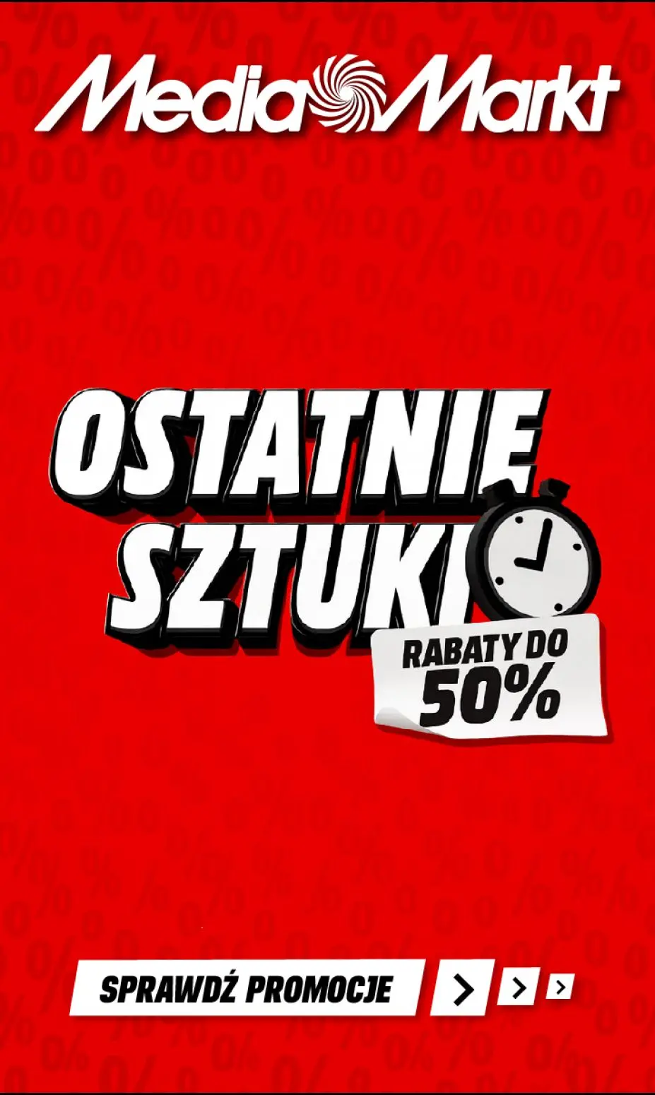 Ostatnie sztuki! RABATY do - 50%!