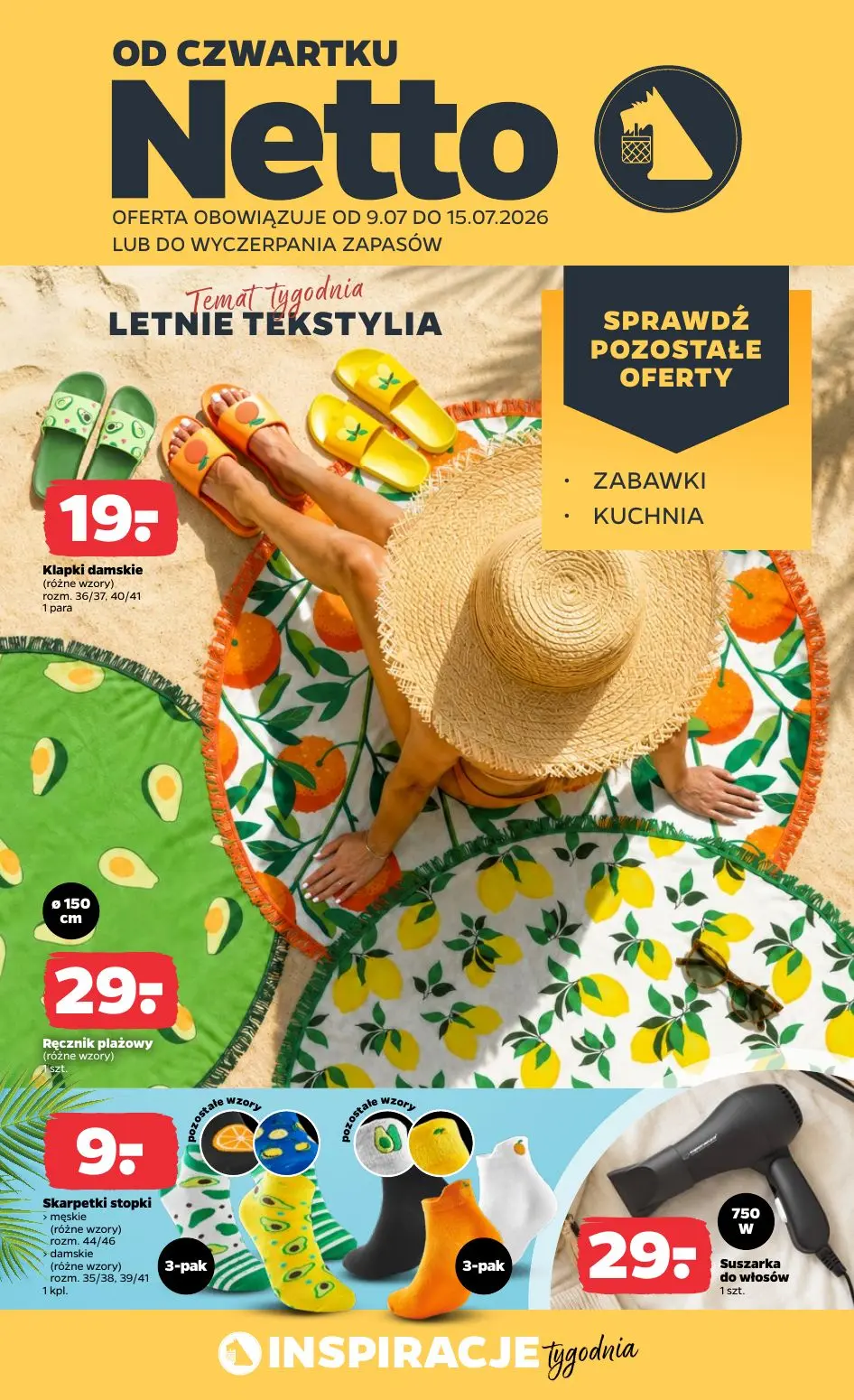 Letnie tekstylia i nie tylko! 👙