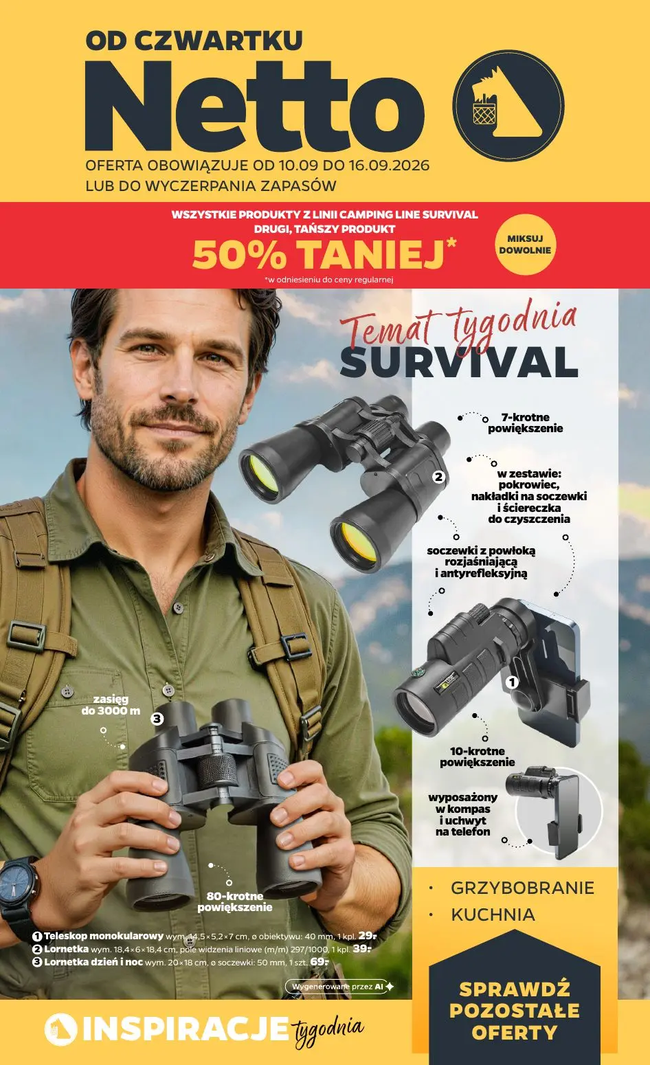 Survival, sezon na grzyby i kuchnia