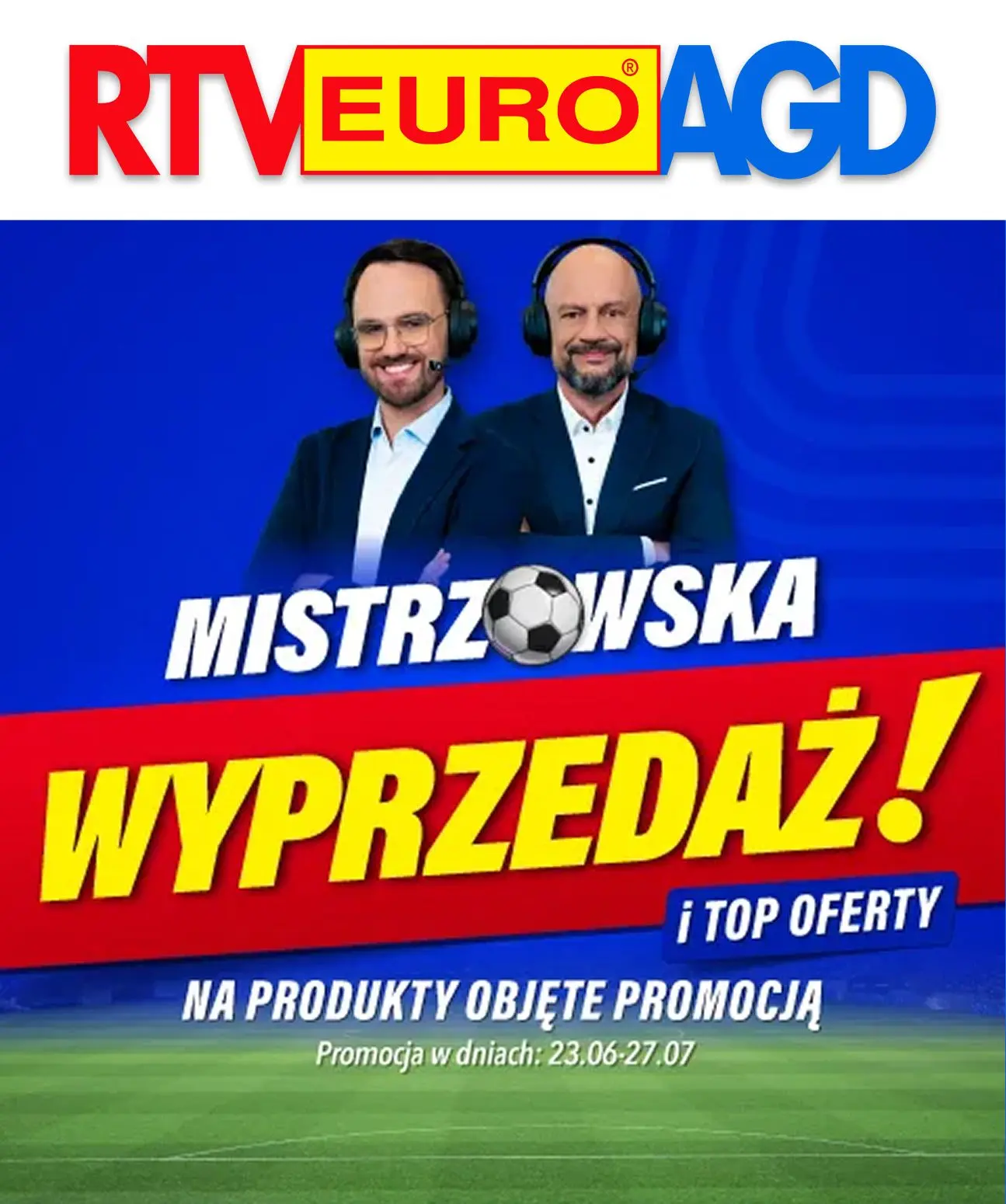 Mistrzowska wyprzedaż w RTV EURO AGD - euro top