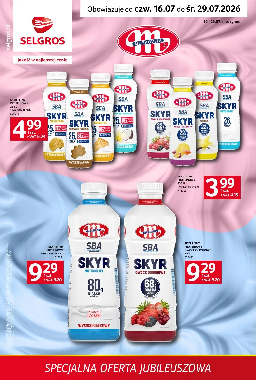 Specjalna Oferta Jubileuszowa