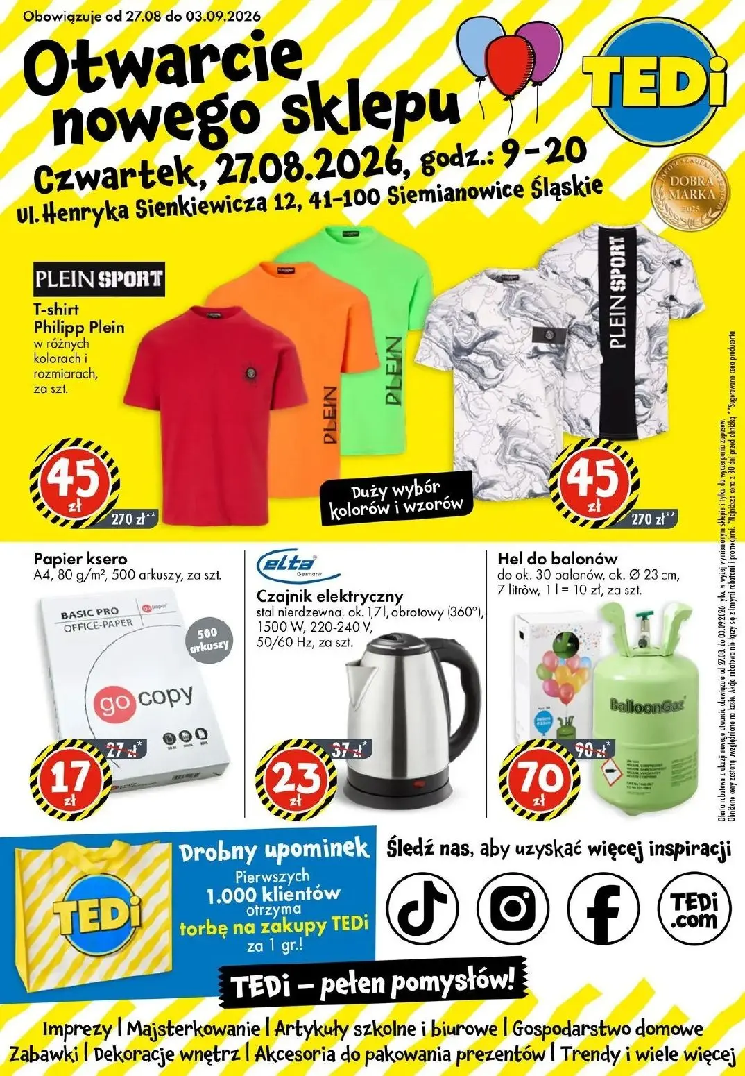 Otwarcie Tedi w Siemianowicach Sląskich